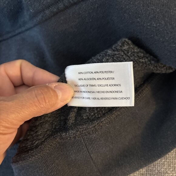 Orvis Men’s XL Quarter Snap Pullover Sweater Gray Fleece Lined Fly Fishing Logo - Picture 6 of 6